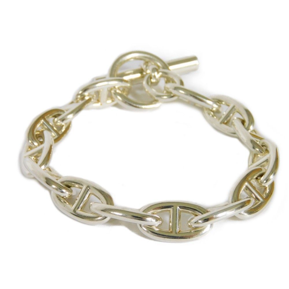 エルメス シェーヌダンクル GM ブレスレット レーザー刻印 - メルカリ