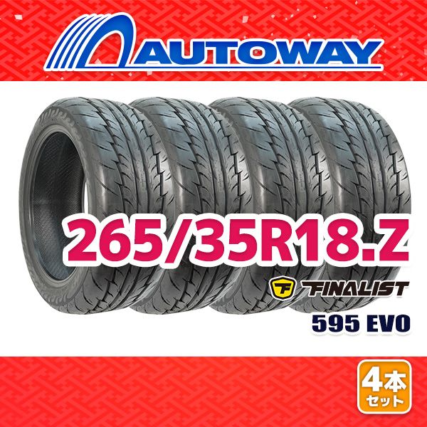AUTOWAY 265|35R18 サマータイヤ FINALIST 595 EVO 18インチ 4本セット 夏タイヤ オートウェイ