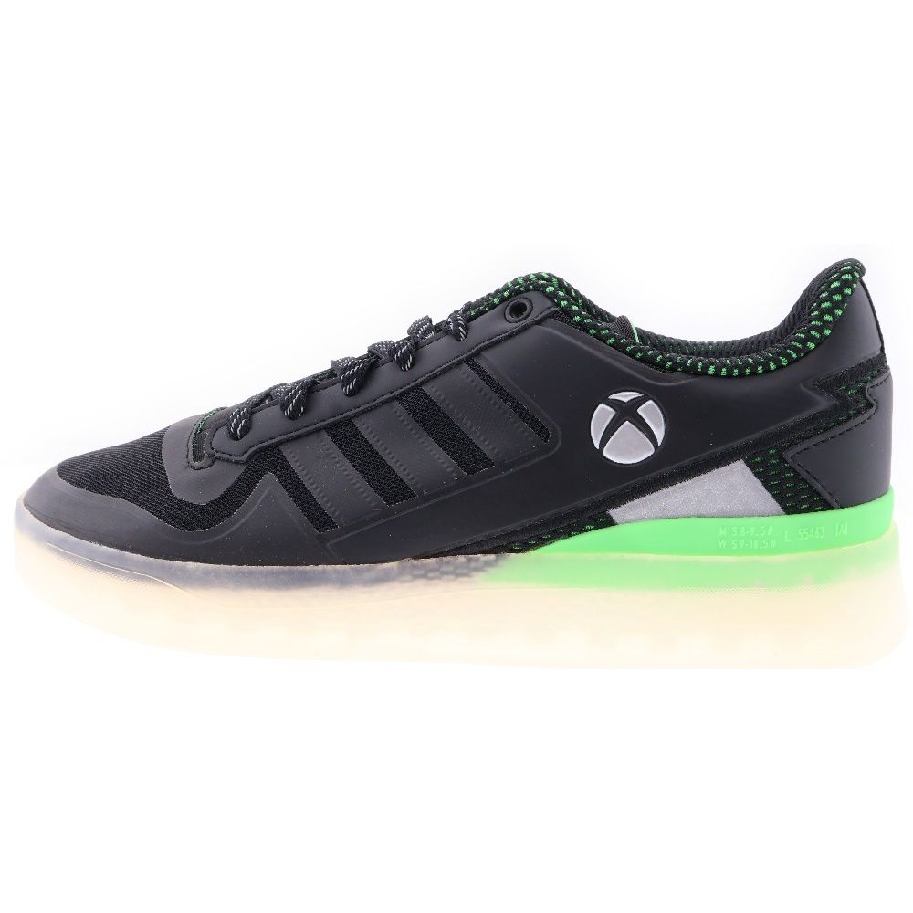 adidas (アディダス) ×XBOX FORUM TECH BOOST エックスボックス フォーラム テック ブースト ローカットスニーカー ブラック/グリーン US9/27cm GW6374