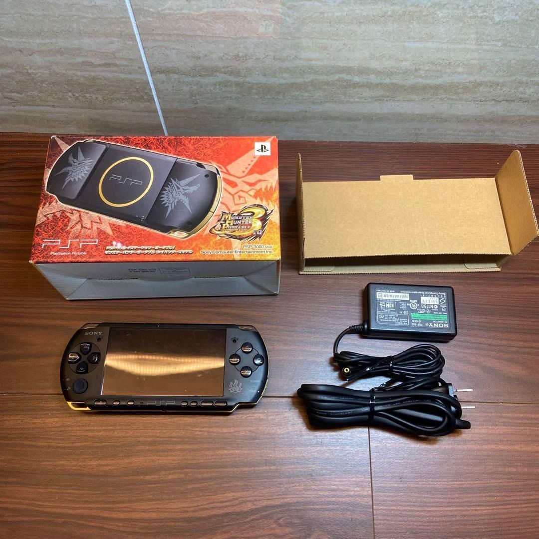 PSP 本体 3000 モンスターハンターポータブル 3rd 3979