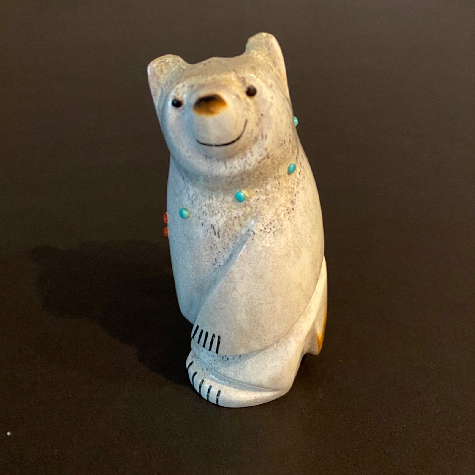 インディアンジュエリー zuni フェティッシュ しろくま シロクマ 白熊