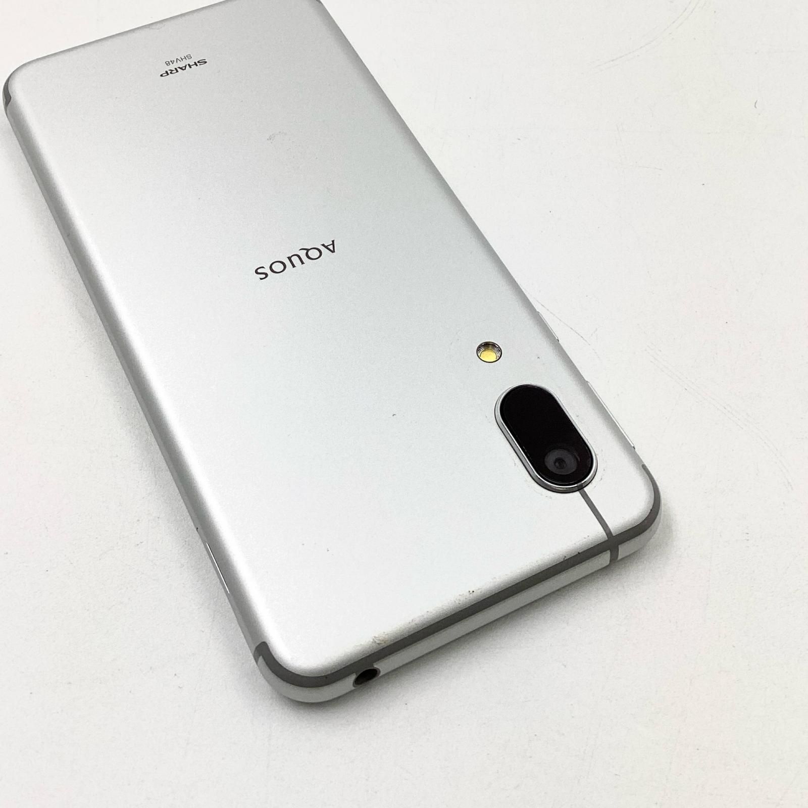 美品　SHARP AQUOS sense3 basic SHV48 白ロム AQUOS sense 新品 未使用品 白ロム」SIMフリー au sense3 basic