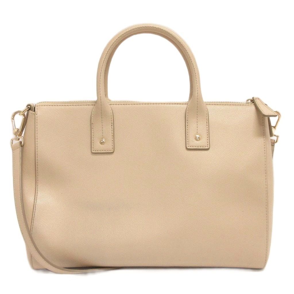 極美品‼️ FURLA ハンドバッグ　2way ゴールド金具　ロゴ金具　レザー 25527037-1.jpg
