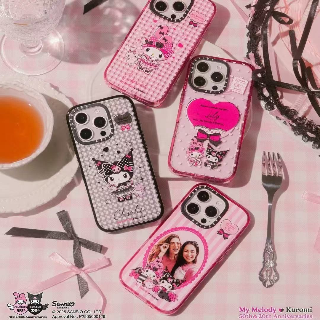 CASETiFY Kuromi iPhone 16 Pro ケース クロミ Sanrio Characters Kuromi CASETiFY Kuromi Puffy Phone Case