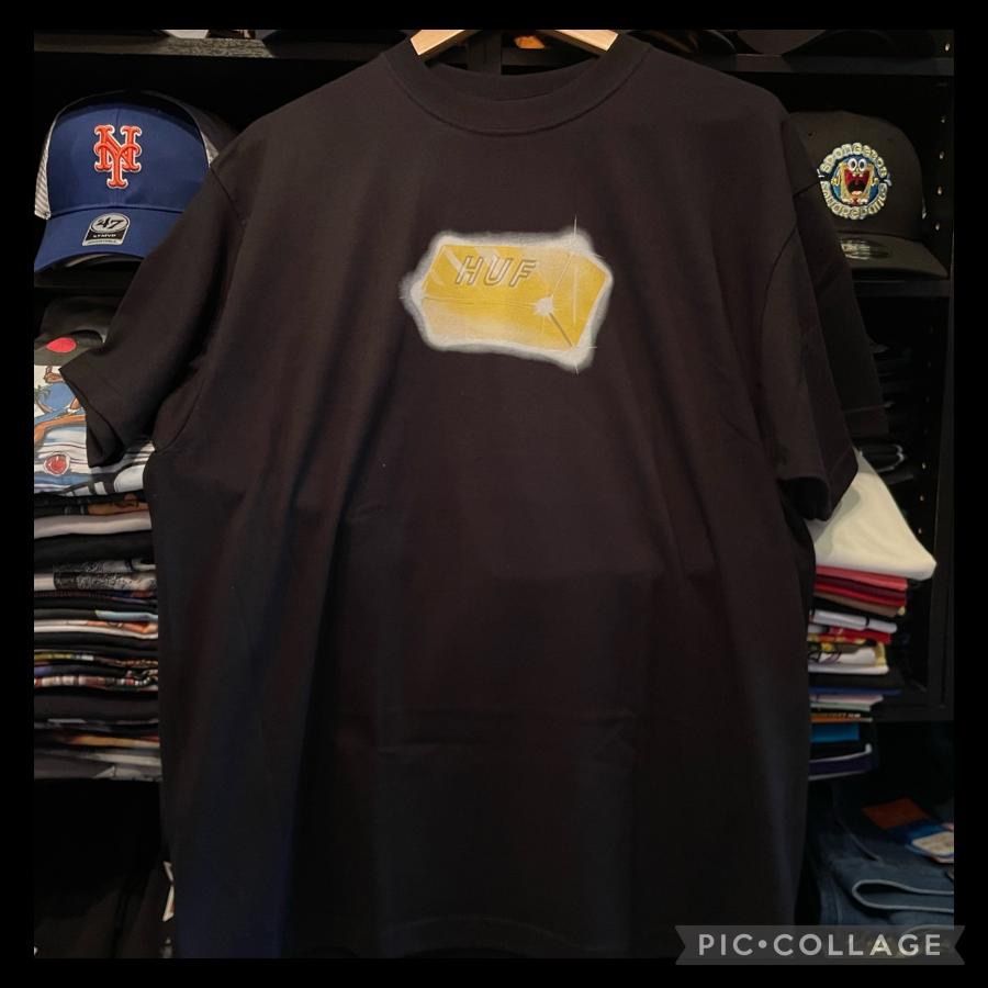 HUF GOLD STANDARD TEE BLACK Lサイズ
