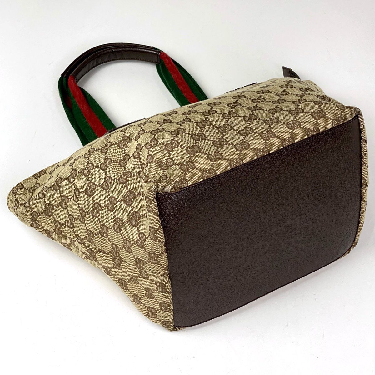 グッチ GUCCI GG柄 トートバッグ ハンドバッグ シェリーライン ウェブ