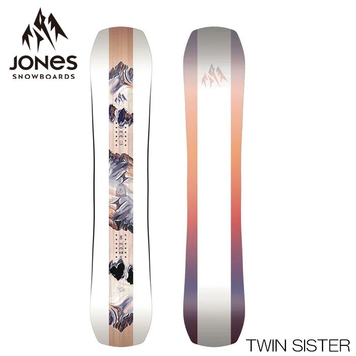 25-26 JONES ジョーンズ スノーボード 板 TWIN SISTER レディース ツインシスター オールマウンテン フリースタイル 日本正規品