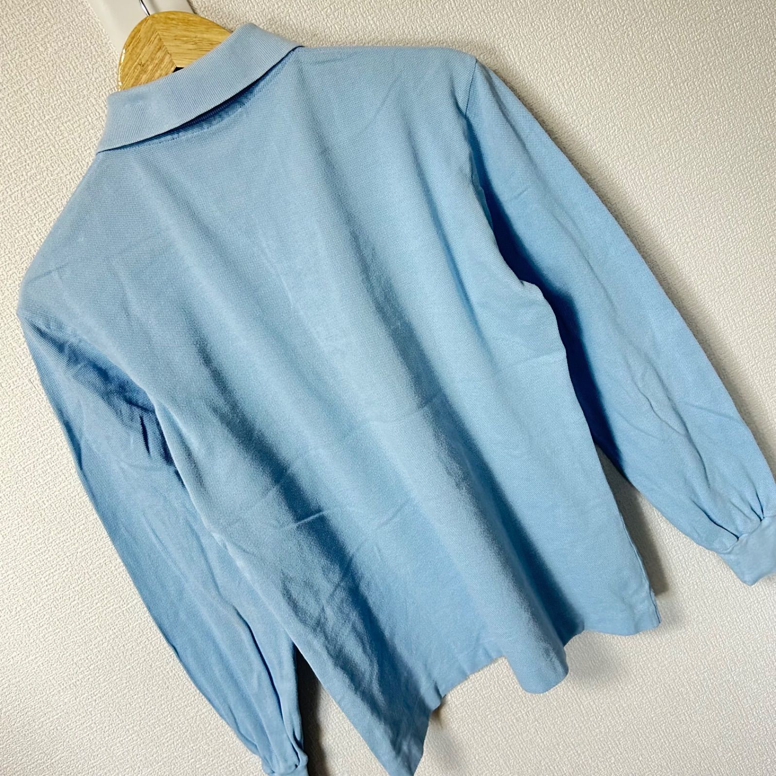 w^)b CHEMISE LACOSTE シュミーズラコステ 長袖ポロシャツ ワン