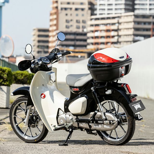 リアボックス バイク スーパーカブ C125 純正色 塗装 32Lトップ