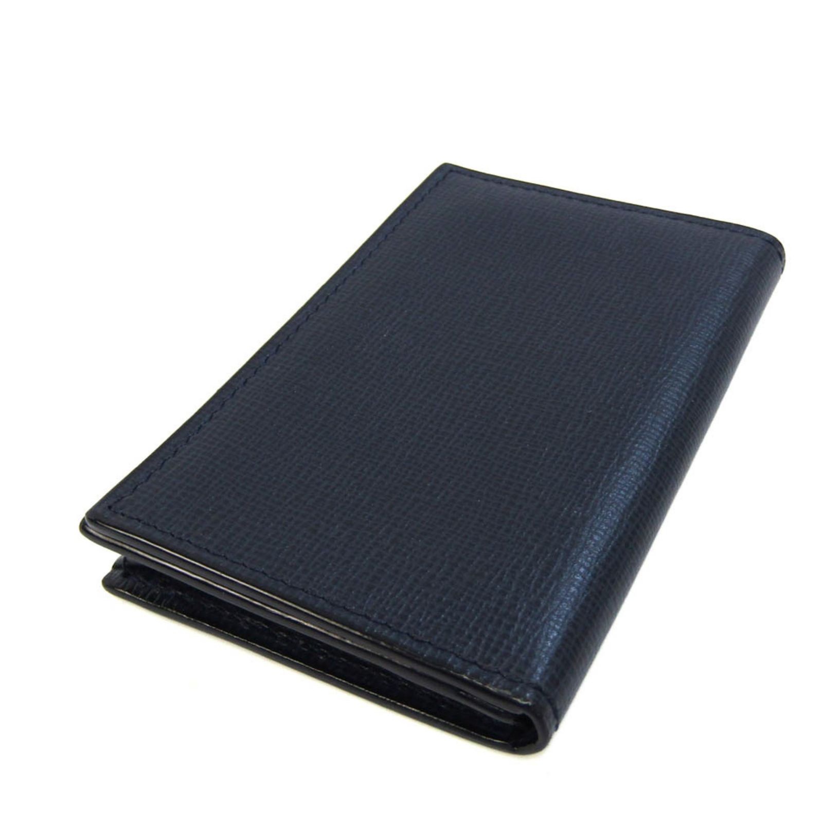 新品 ヴァレクストラ Valextra カードケース 名刺入れ ネイビー