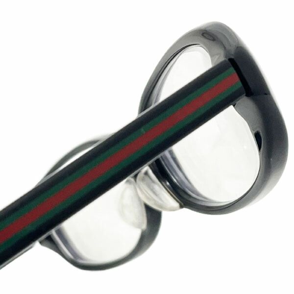 グッチ メガネ シェリー 度付きレンズ ブラック 黒 クリアレンズ GG