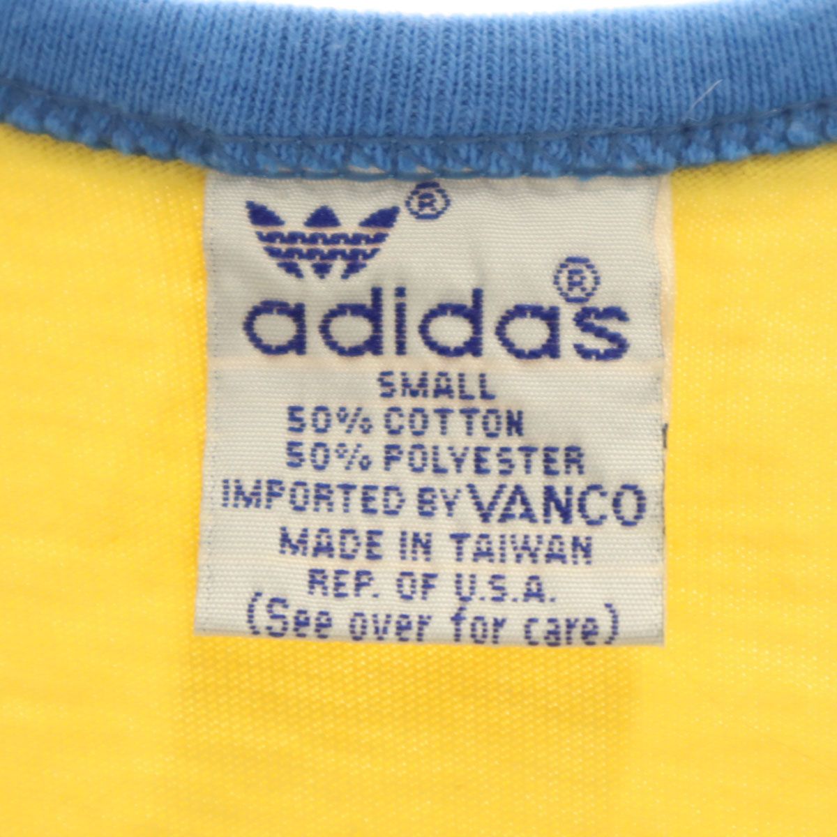 adidas アディダス 80s VANCO社 ヴィンテージ タンクトップ S