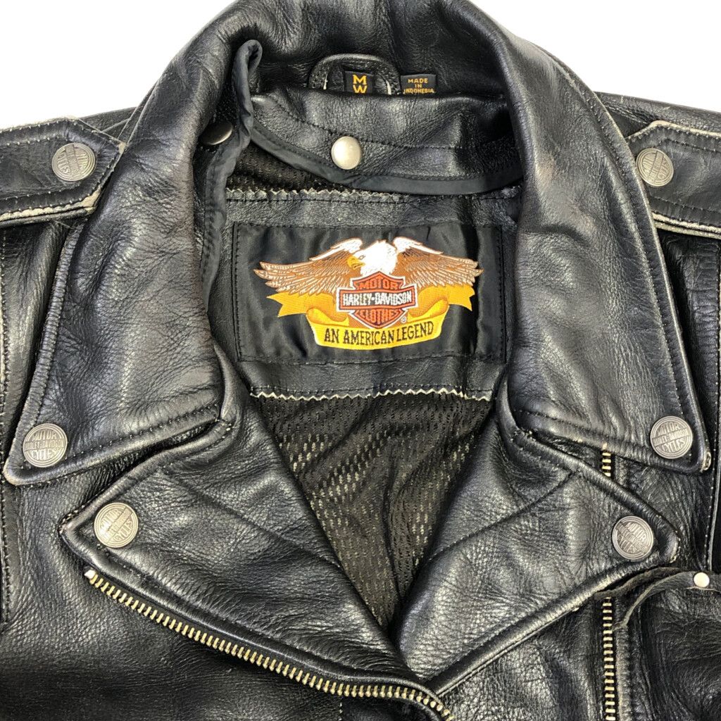 90年代 HARLEY DAVIDSON ハーレーダビッドソン レザーダブル