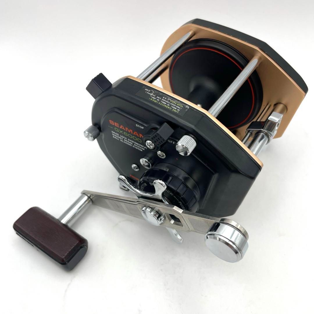 【美品】OLYMPIC SEAMAN GX6000 船用両軸リール シーマン 美品】OLYMPIC SEAMAN GX6000 船用両軸リール オリムピック