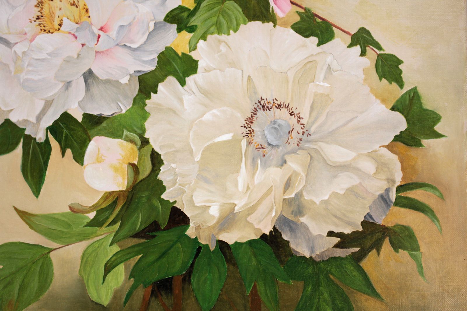 辰 将成『牡丹』油彩画【真作保証】 絵画 辰 将成『牡丹』油彩画【真作保証】 絵画 - メルカリ