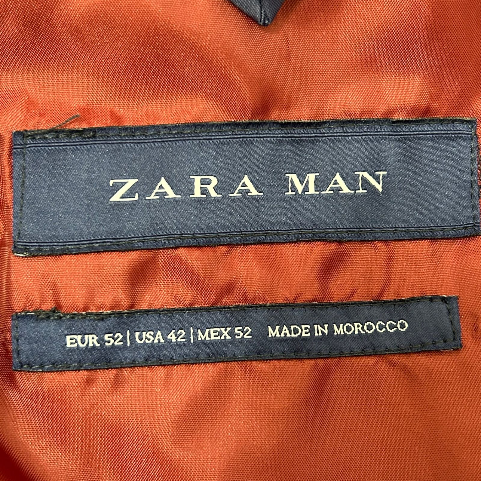 ZARA MAN ザラマン　テーラードジャケット エルボーパッチ　トリコロール w^)b ZARA MAN ザラマン ドッキング テーラードジャケット エルボー