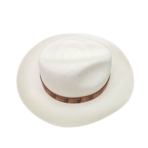 極美品 Borsalino ボルサリーノ パナマ エクストラ ファイン ワニ革 カイマン レザー バンド 中折れ ハット 帽子 箱付き 46726