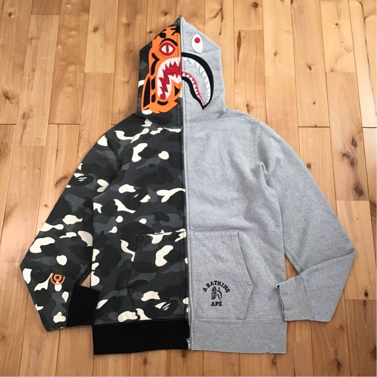☆蓄光☆ City camo タイガー シャーク パーカー Lサイズ Tiger shark 