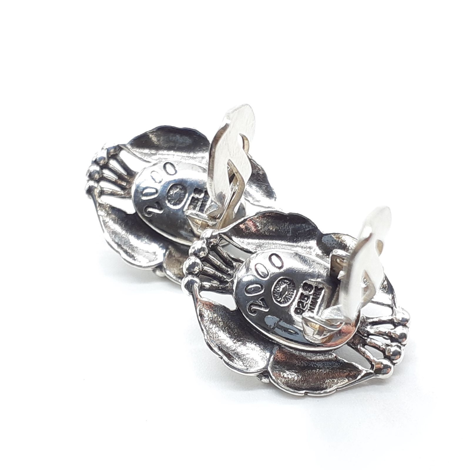 GEORG JENSEN ジョージジェンセン イヤリング 2000 イヤークリップ 