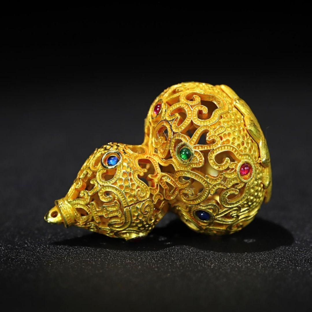 純銅 蛇置物 招財細工 風水 置物 銅 細工 金瓢?福禄 開運 風水 招財