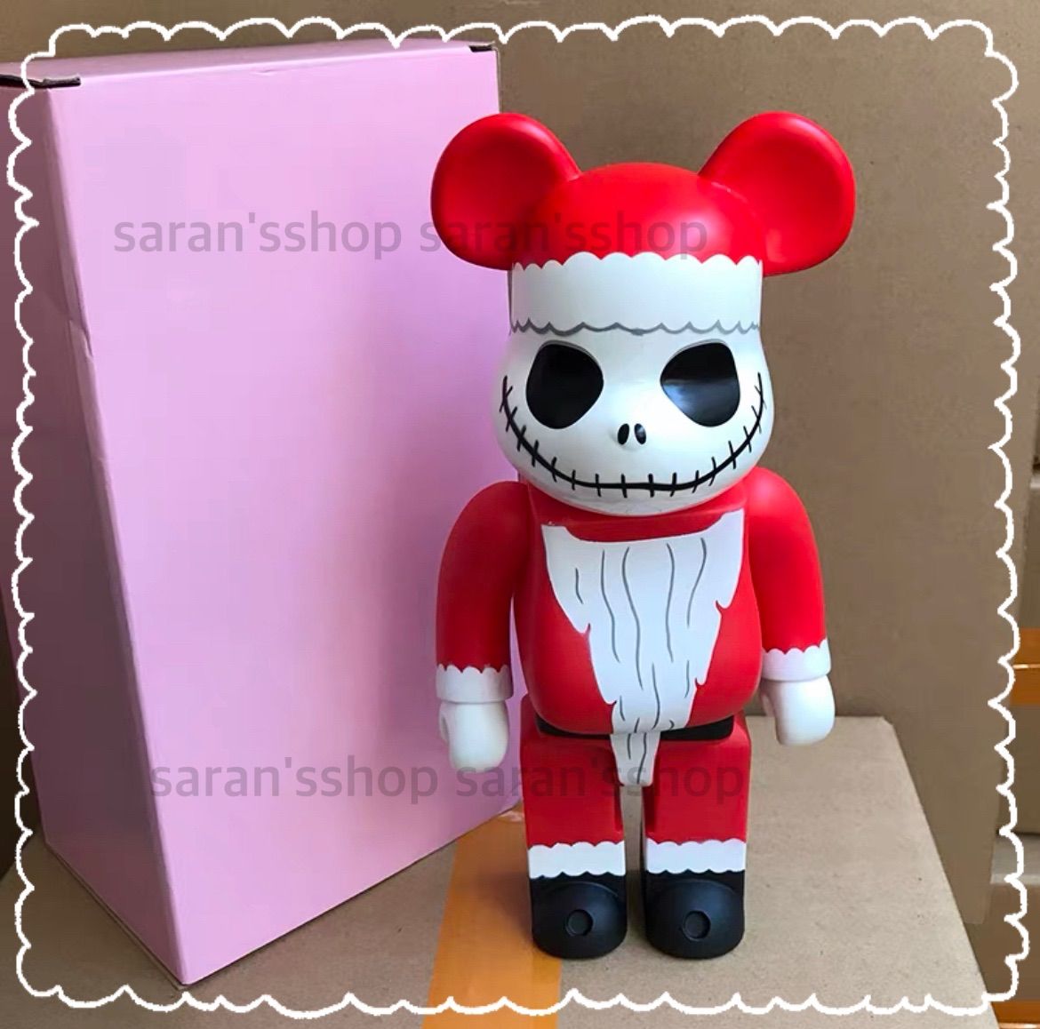 BE@RBRICK - ベアブリック　ディズニー　ナイトメアビフォアクリスマス　サンタ　ジャック　400 ベアブリック BE@RBRICK 400% 28センチ ナイトメア・ビフォア