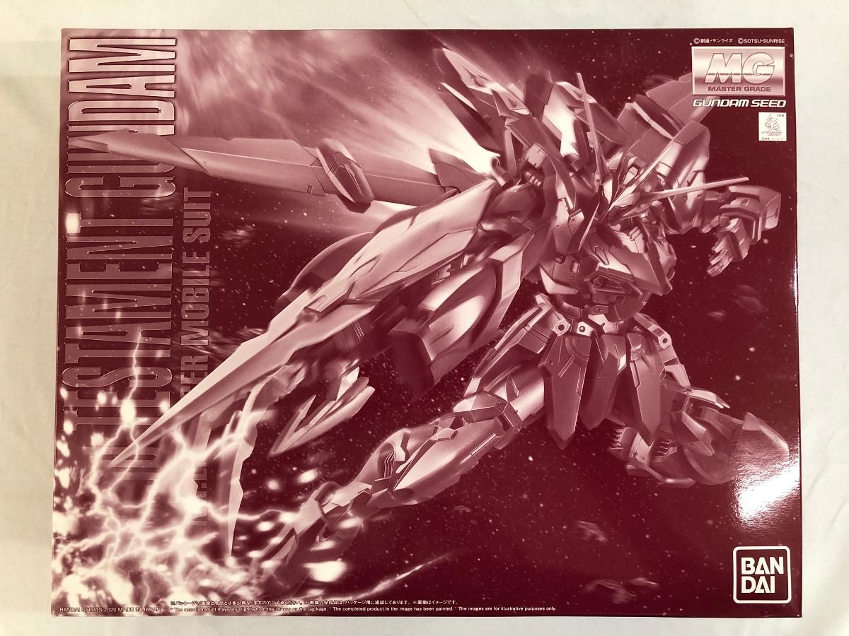 未開封未組立　ガンプラ　1/100　MG　テスタメントガンダム 未開封】1/100 MG ZGMF-X12A/RGX-00 テスタメントガンダム
