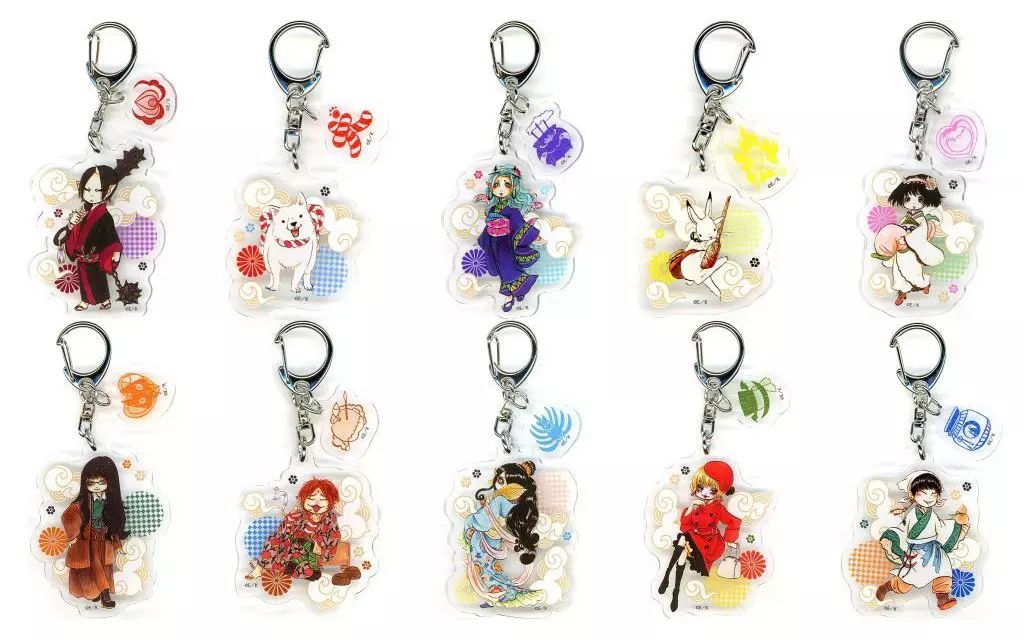 キーホルダー BOX パーツ付きアクリルキーホルダー 鬼灯の冷徹 01.公式イラスト