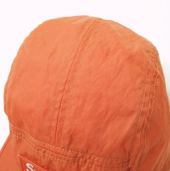 SUPREME シュプリーム 17AW アメリカ製 Washed Nylon Camp Cap ウォッシュドナイロンキャンプキャップ ONE SIZE  Orange Box Logo ボックスロゴ ジェットキャップ 帽子 s18478 - メルカリ