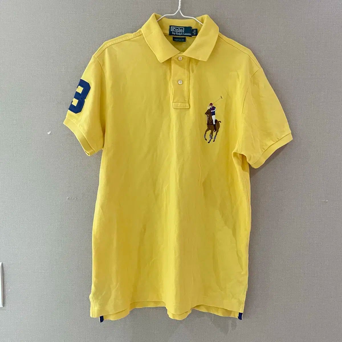 ラルフローレン 半袖シャツ Tシャツ ポニー イエロー コットン メンズ 