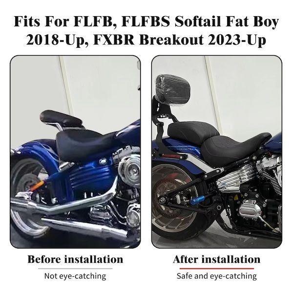 ファットボーイ ブレイクアウト Two-Upシート M8ソフテイル FXBR
