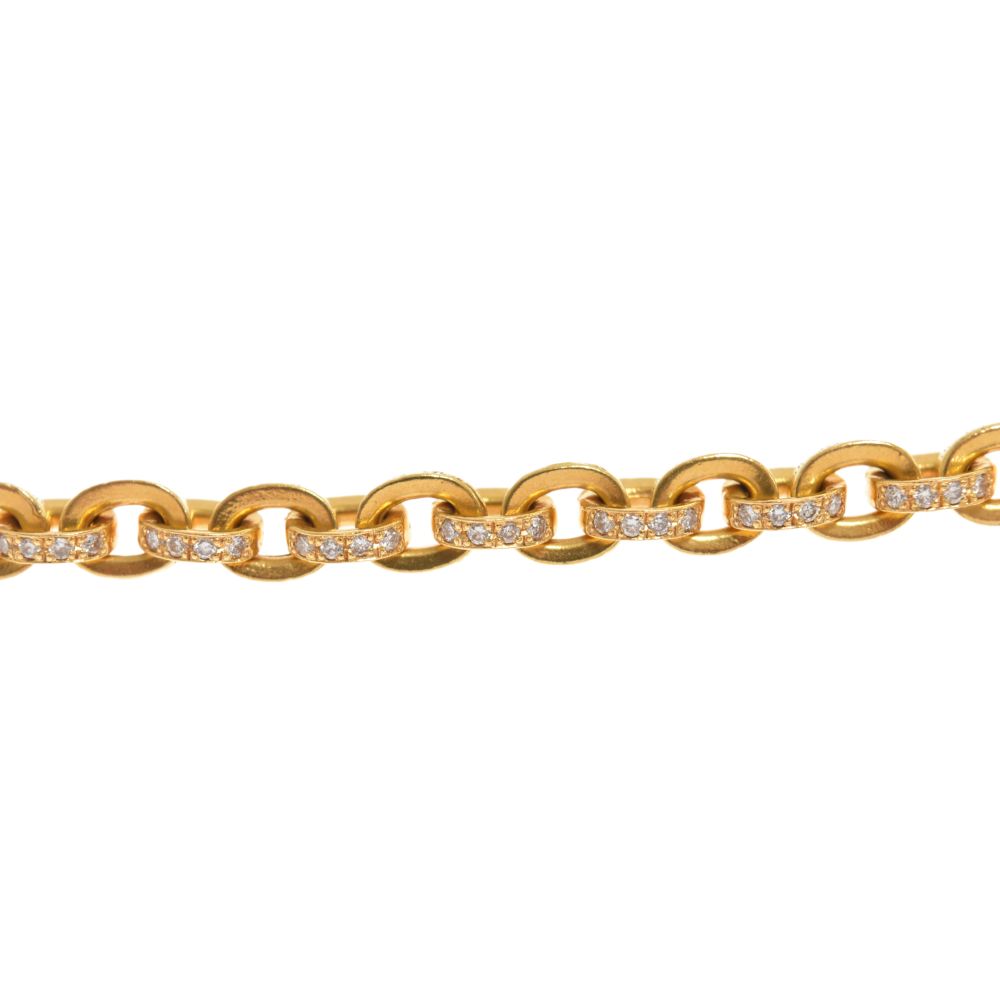 CHROME HEARTS (クロムハーツ) 22K PAPER CHAIN P/D 18/ペーパー