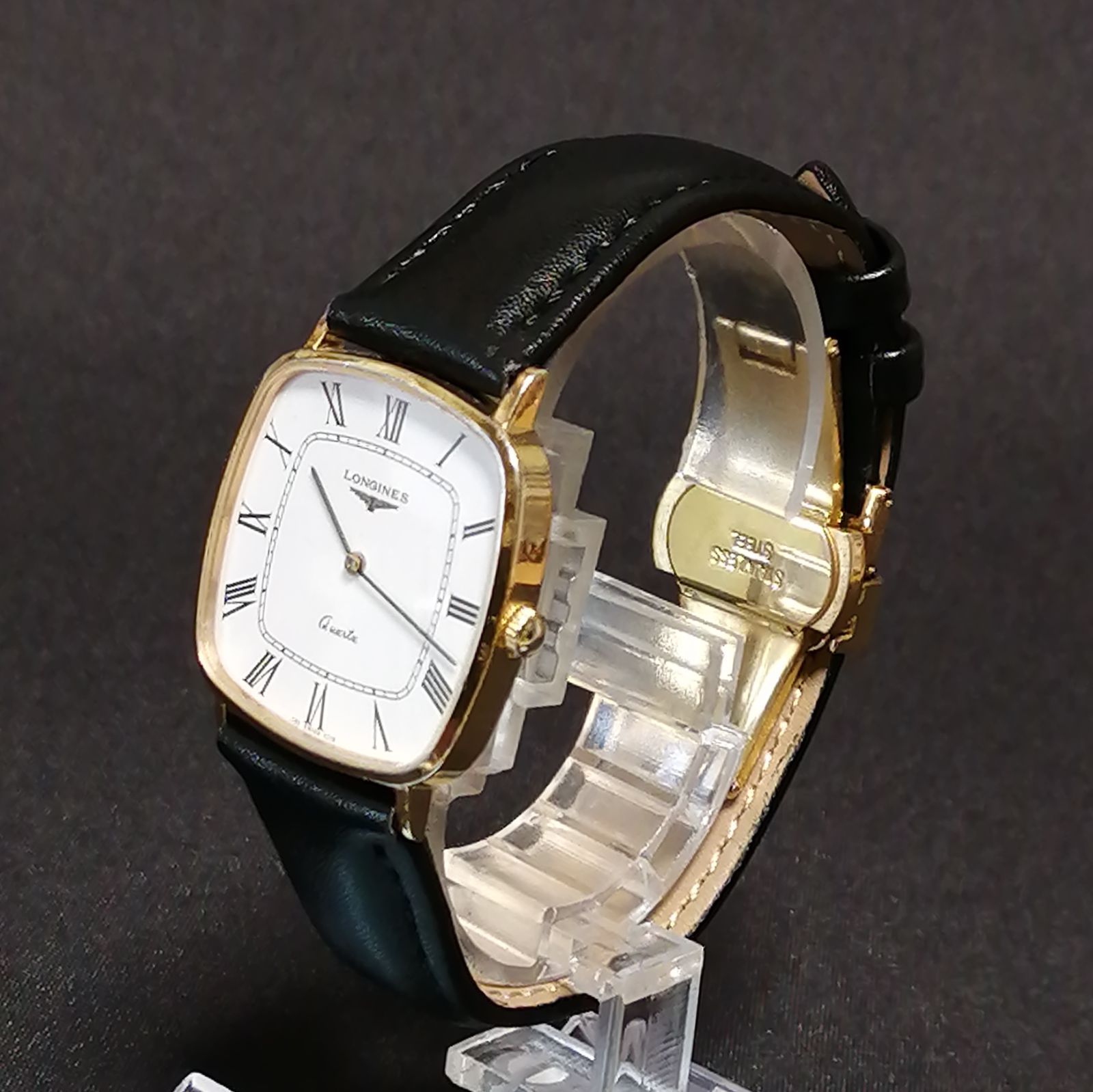 ロンジン☆LONGINES♢美品♪Qz♥稼働良好○メンズ腕時計□アンティーク  