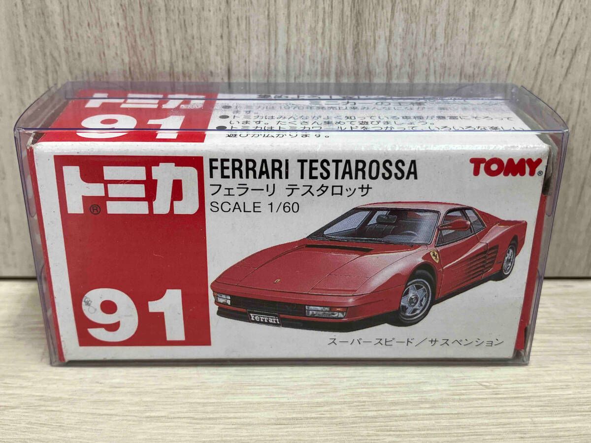 トミカ フェラーリテスタロッサ　赤箱　日本製 トミカ 91 フェラーリ テスタロッサ