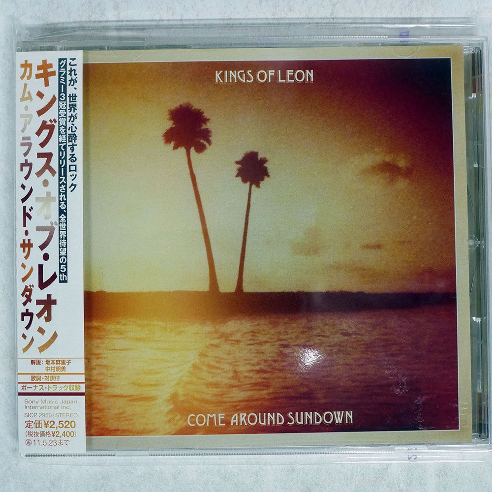 帯 国内盤 KINGS OF LEON/COME AROUND SUNDOWN/RCA SICP2950 CD