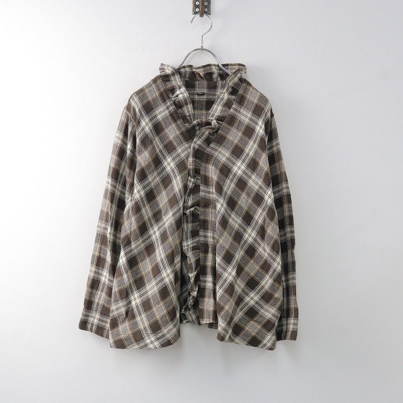 フォーティファイブアール 45R インドネルのフリルカシュクール シャツ