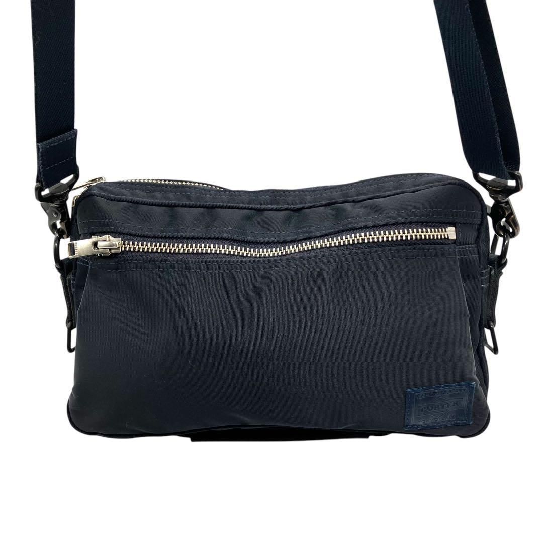 良品 1924 PORTER LIFT ショルダーバッグ ナイロン ネイビー 良品 1924 PORTER LIFT ショルダーバッグ ナイロン ネイビー