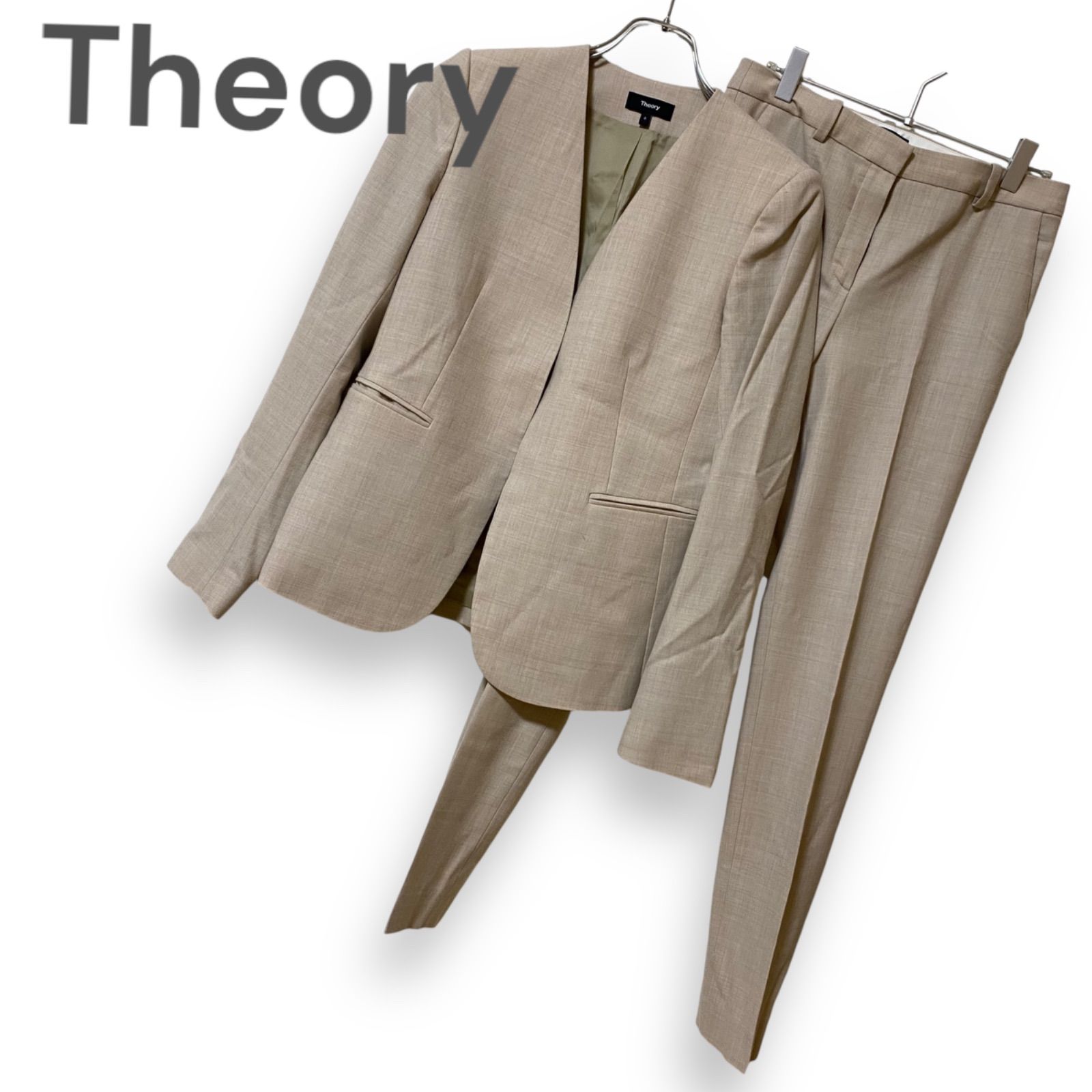 セオリー theory ベージュ パンツスーツ 上下セット（wnc