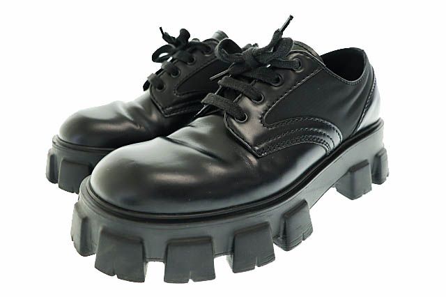 プラダ PRADA MONOLITH Re-nylon LACE-UP SHOES モノリス リナイロン 