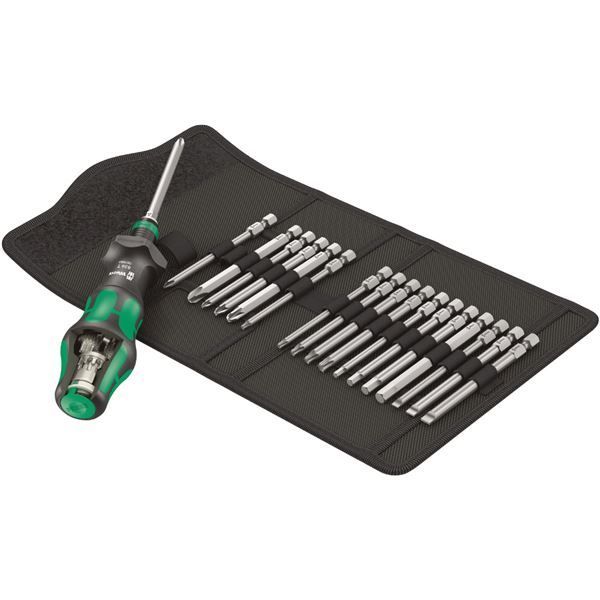 WERA ヴェラ 19点組 差込6.35mm ターボギア ドライバーセット 057482 工具 ツール DIY 作業工具 道具