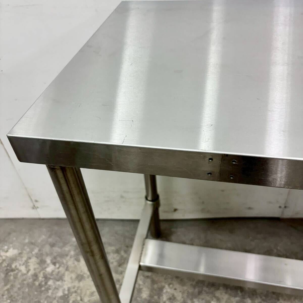 ステンレス作業台 W900×D450×H800 調理台 業務用 厨房 中古 ①