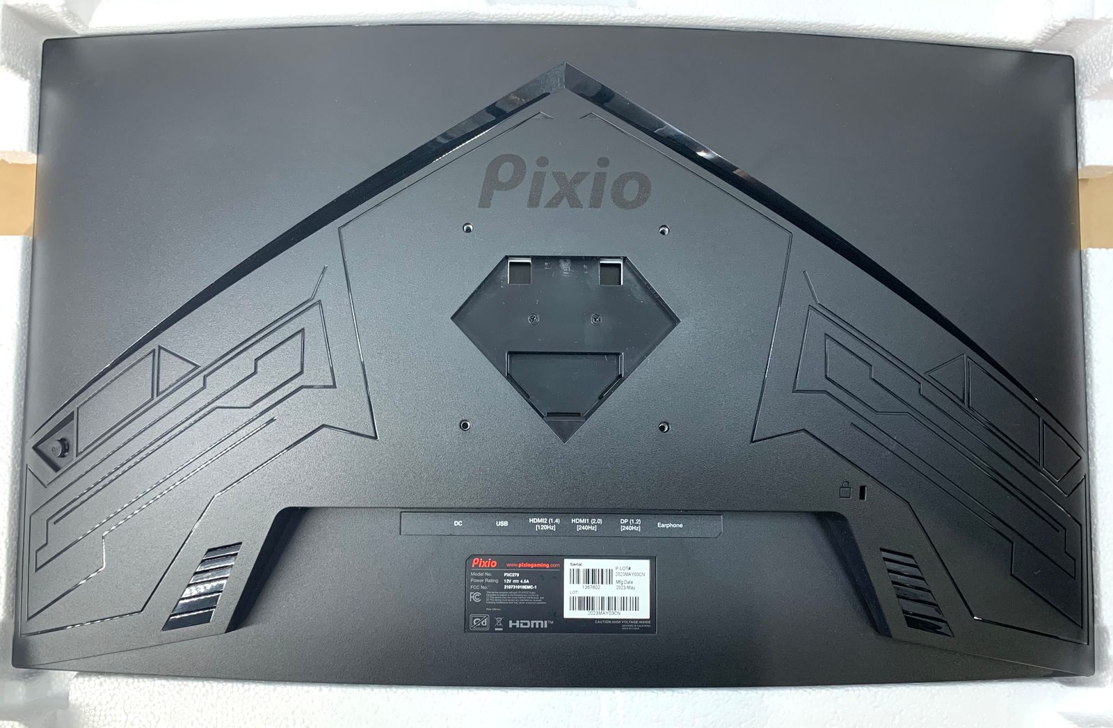 美品】Pixio PXC279 湾曲 ゲーミングモニター 27インチ FHD VA 240Hz