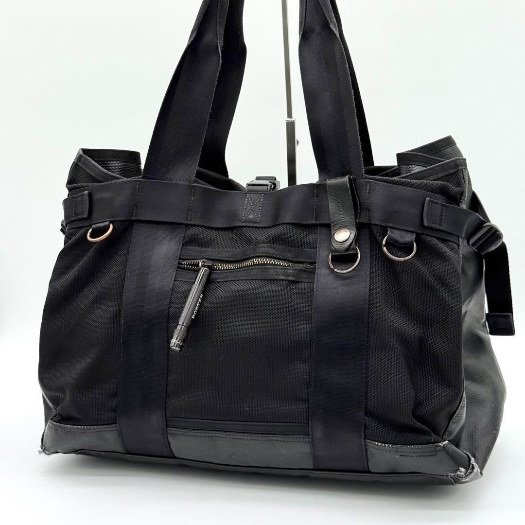 フェラガモ ガンチーニ ナイロン 2way トート ショルダーバッグ