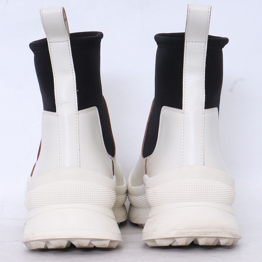 JIL SANDER サイドゴアブーツ サイズ42 ホワイト - メルカリ