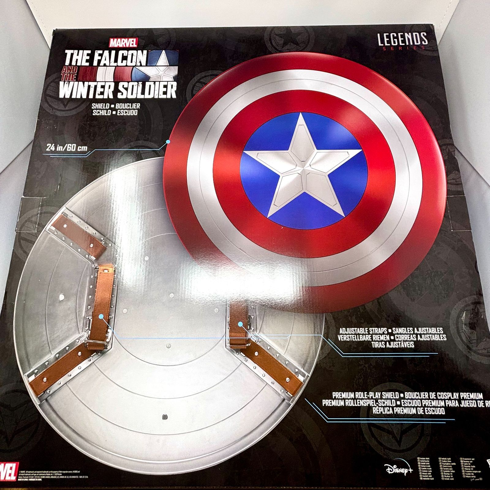 ハズブロ HASBRO MARVEL マーベル レジェンド シリーズ アベンジャーズ ファルコン-ウィンター ソルジャー キャプテン アメリカ ロールプレイ用シールド 大人用コスチューム 用 F0764