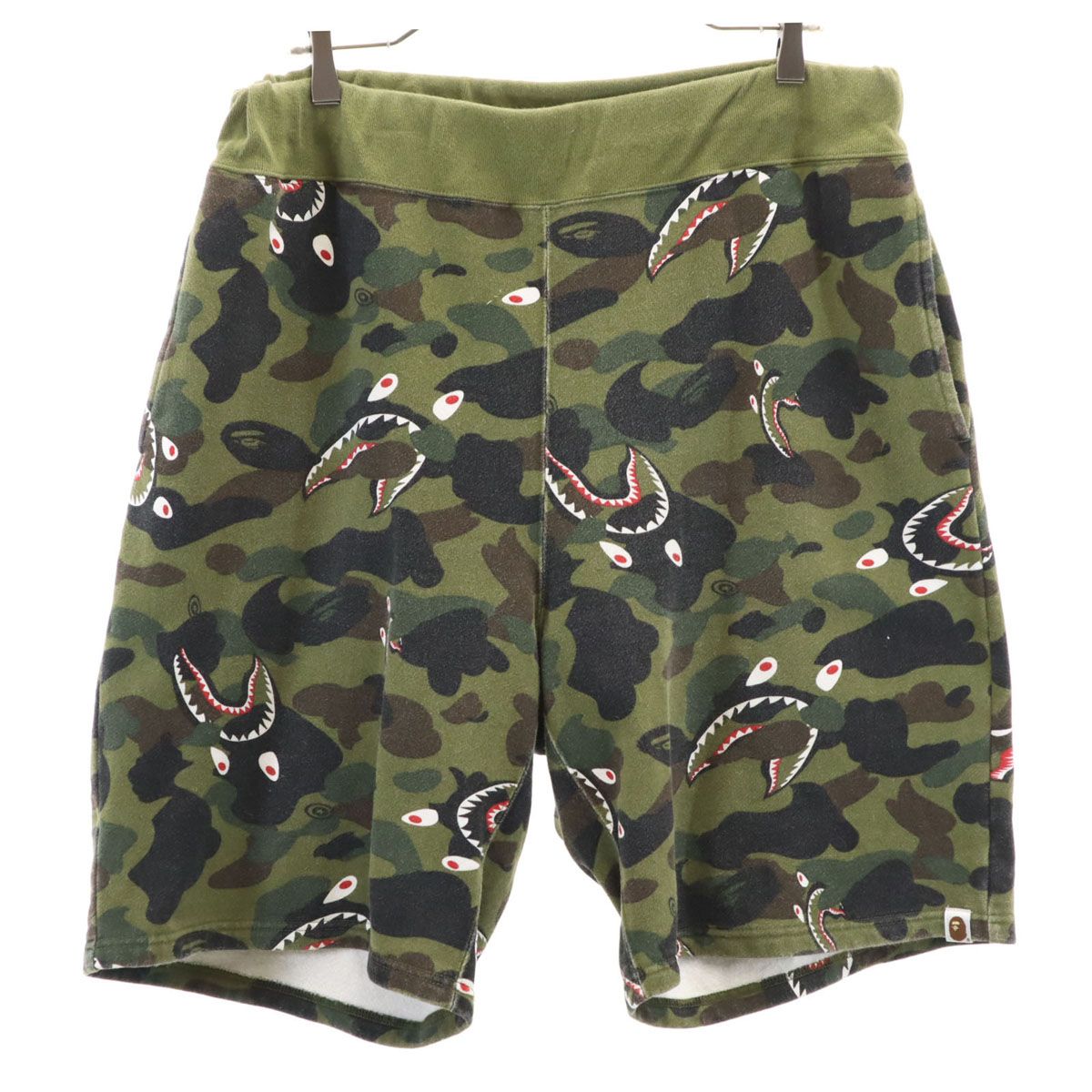 A BATHING APE アベイシングエイプ 日本製 迷彩柄 スウェットショート 
