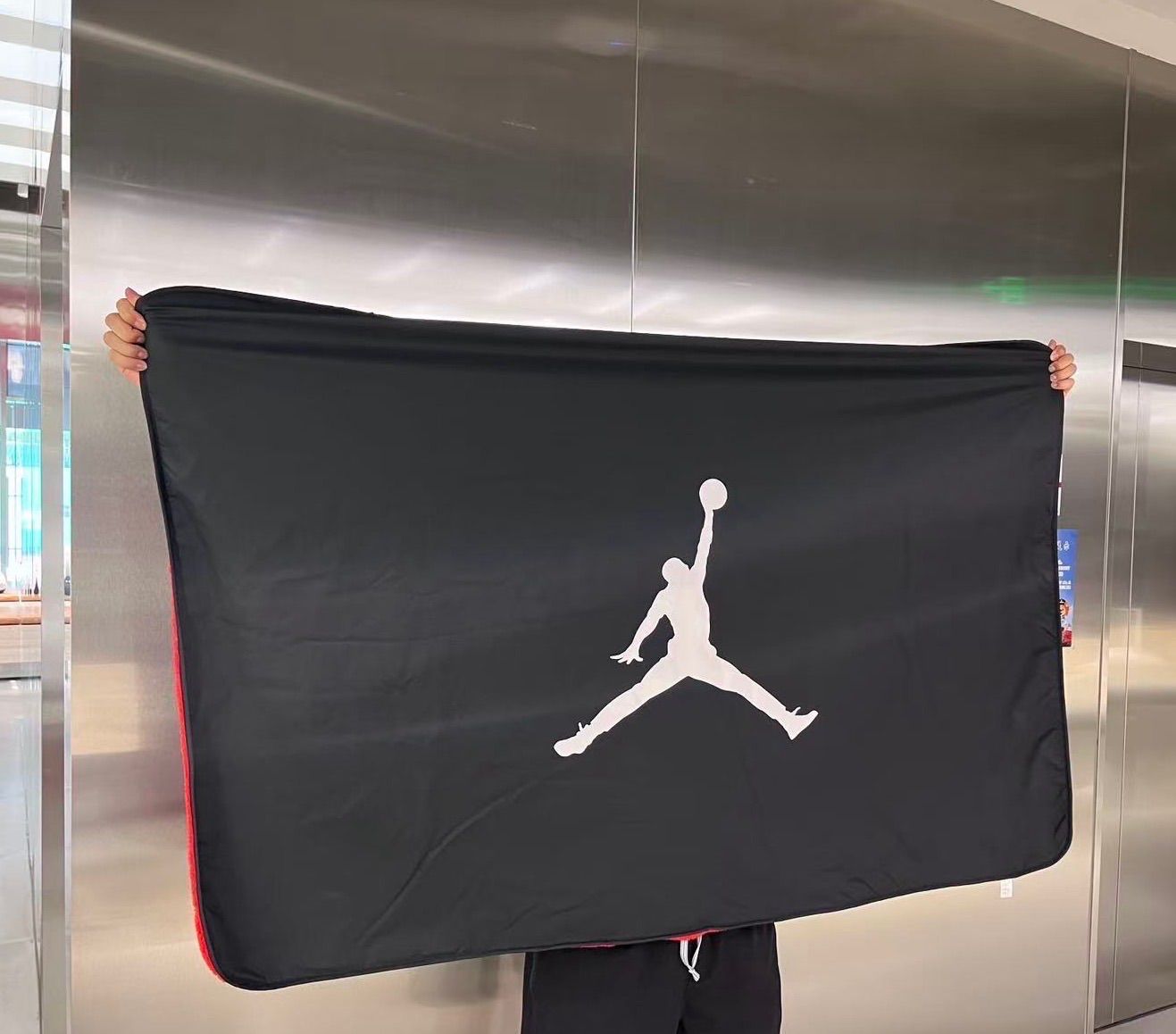 海外限定 非売品 JORDAN JUMPMAN REVERSIBLE BIG BLANKET