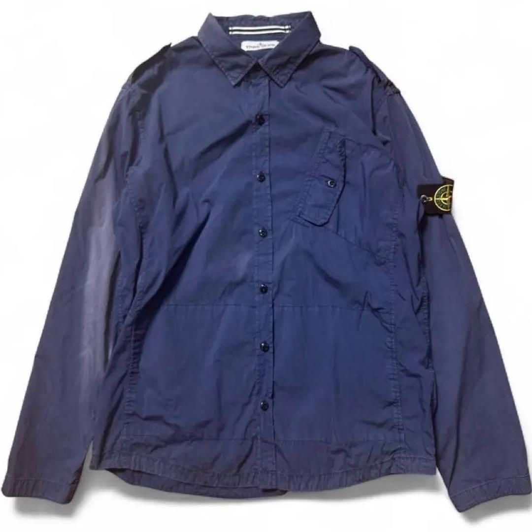ストーンアイランド STONE ISLAND 12SS サイドポケットシャツ 腕章