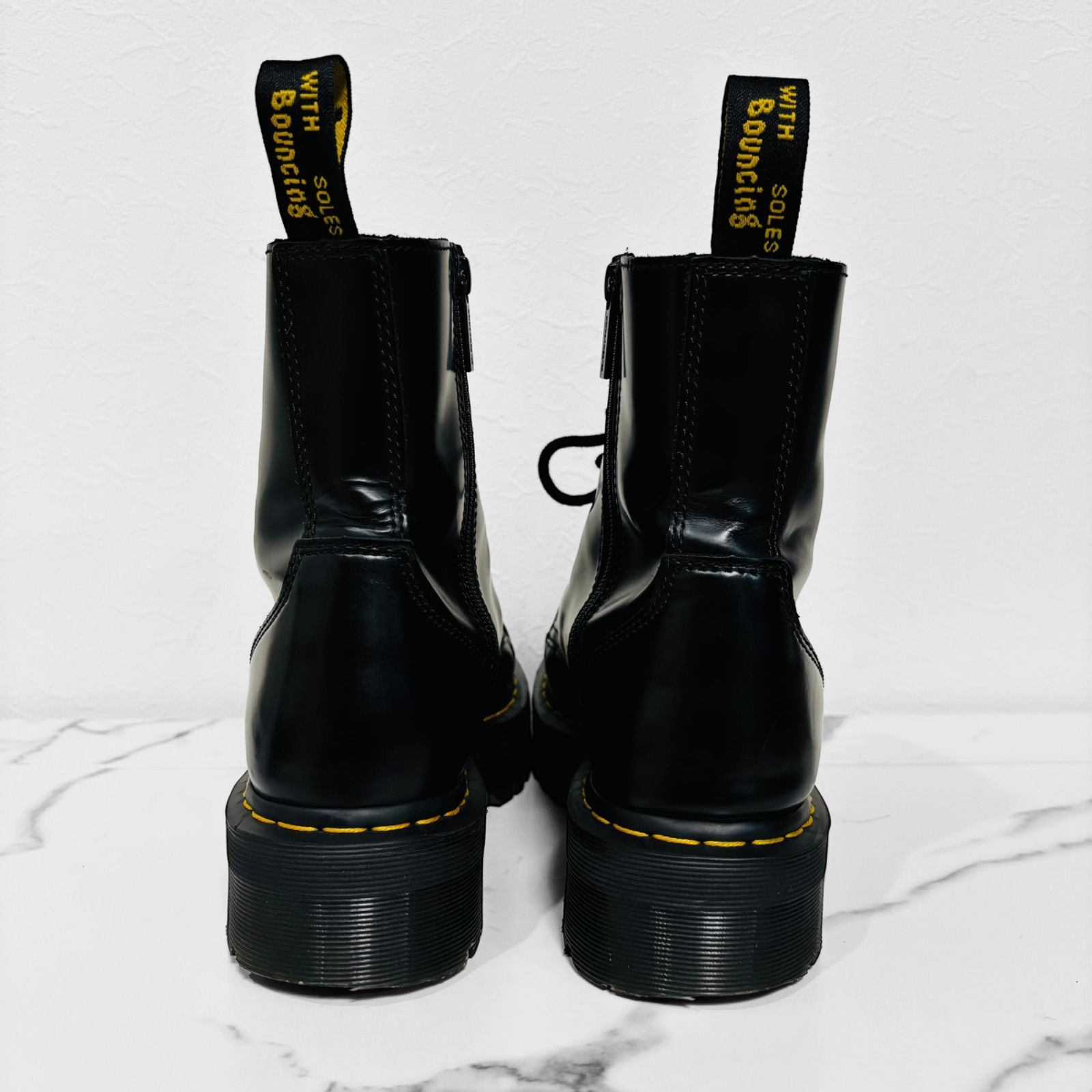 Dr.Martens ドクターマーチン JADON UK8 27.0cm 黒 厚底 8ホール