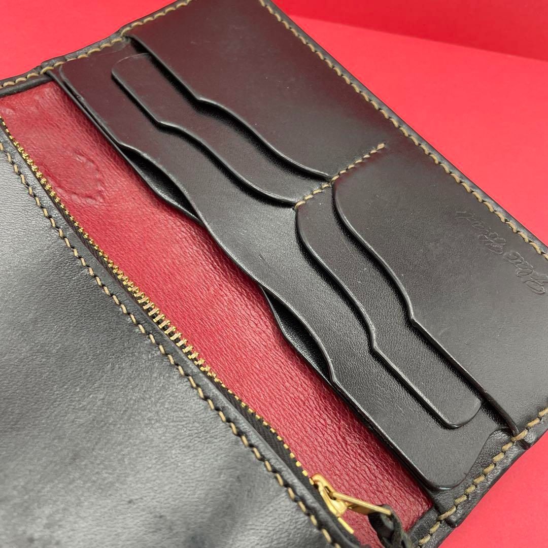 フラットヘッド スタッズ付 長財布 ロングウォレット バイカーズ