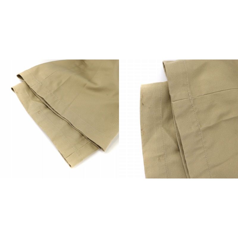 ザ トゥー THE TOE パンツ タック ワイド カットオフ 2WAY S ベージュ